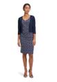 Strickbolero Blau L