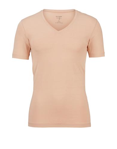 OLYMP Level Five Unterzieh-T-Shirt L body fit - Caramel