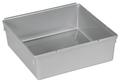 Schubladeneinsatz 15x15x5cm silber