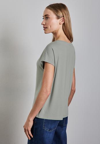 T-Shirt mit Wording Grün 40