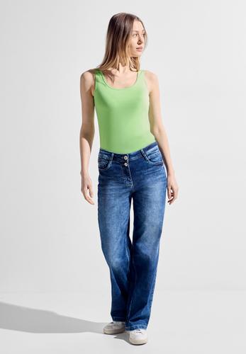 Basic Top in Unifarbe XL - Matcha Lime
