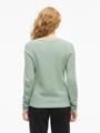 VIDALO O-NECK L/S KNIT TOP- NOOS M Normal geschnitten - Blue Surf