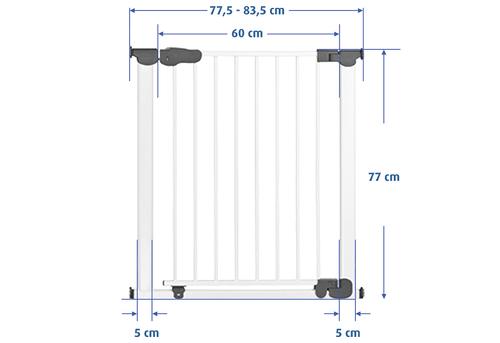 Reer Türschutzgitter »I-Gate Breite 77.5 - 83.5 cm«