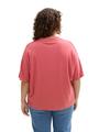 Plus Size - T-Shirt mit V-Ausschnitt 54 Regular Fit - Berry Red