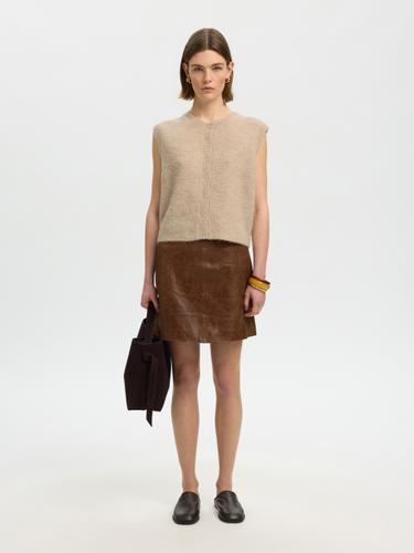 SLWLULU SL BUTTON O-NECK VEST NOOS XL Normal geschnitten - Birch
