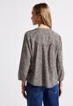Strukturbluse mit Leo-Muster Beige 38