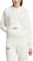 ADIDAS Damen Kapuzensweat Signature Graphic Embroidery French Terry Loose M in Weiß