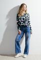 Print Viskosebluse S - Universal Blue