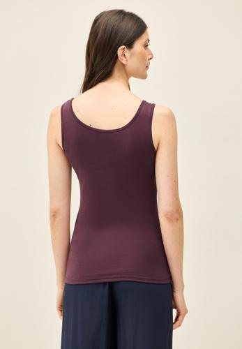 Basic Top L - Mulberry Red