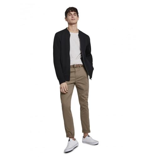Slim Fit Chino Hose mit Gürtel 36/32 Slim Fit - Honey Camel Beige