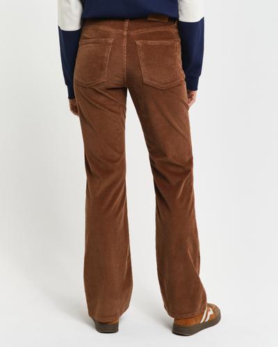 Cordjeans mit ausgestelltem Bein 31 - Cocao Brown