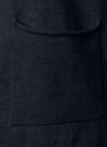 Strickjacke Knopf 1/1 Arm Blau 44