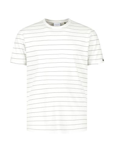 T-Shirt Crewneck Pin Stripe Garment Dyed L Regular Fit - Kit