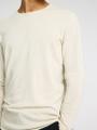SLHROME LS KNIT CREW NECK NOOS Grau L