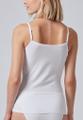 Skiny Damen Spaghettishirt Cotton Essentials Weiß 36
