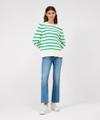 Style Lia 42 Rundhalsausschnitt, Damenpullover, Langarm, Gerade Silhouette - Apple Green