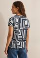 Print-Shirt mit Knopfdetail L - Universal Blue