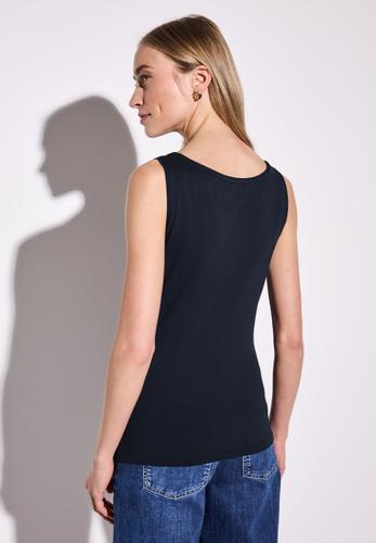 Basic Top in Unifarbe 36 - Deep Blue
