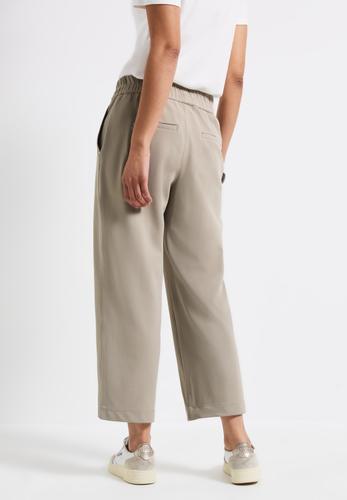 Straight Leg 7/8 Twill-Hose 34/7/8 Hosen - Buff Grey