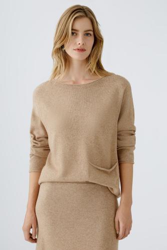 Pullover Wollmischung Braun 34