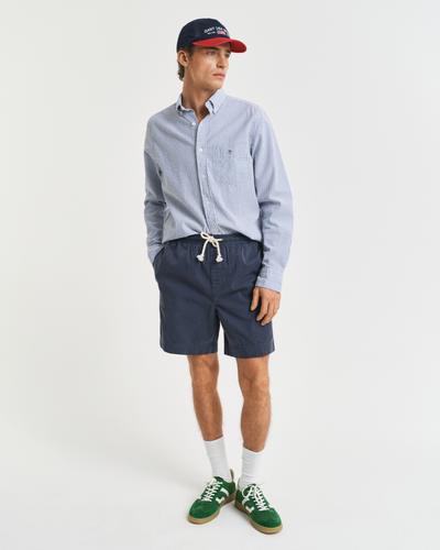 Sunfaded Regular Fit Shorts mit Kordelzug M - Evening Blue