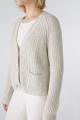 LAFONYA Strickjacke Baumwollmischung Beige 40