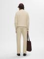 SLHDANE LS KNIT STRUCTURE FULL ZIP Grau S