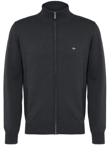 Cardigan-Zip Grau XL