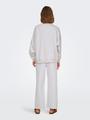 ONLDEBORAH L/S CLUB O-NECK SWT M Normal geschnitten - Light Grey Melange