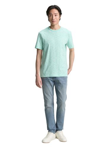 T-Shirt in Melange-Optik XXL Regular Fit - Bright Green Tonal Spacedye