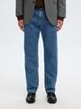 SLH196-STRAIGHT BEN KORI JEANS NOOS 32/34 Gerade geschnitten - Medium Blue Denim