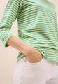 Gestreiftes Shirt M - Fennel Green