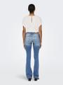 ONLBLUSH MID FLARED DNM TAI467 NOOS XS/32 Ausgestellt - Light Blue Denim