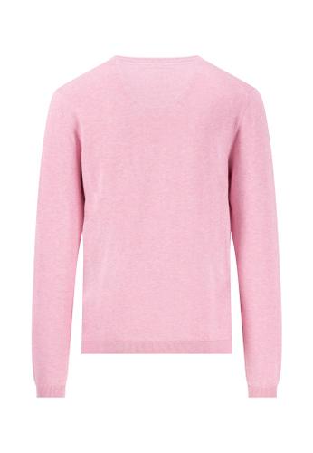 O-Neck, small structure Rosa XXL