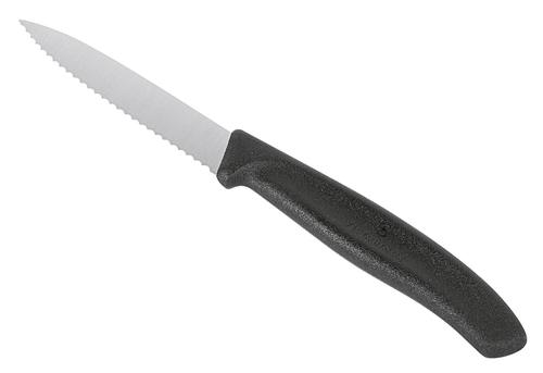 Gemüsemesser schwarz 8 cm