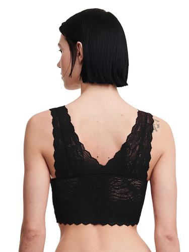 Floral Touch Bügelloser BH Schwarz L