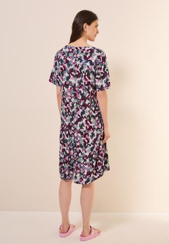 Gemustertes Kleid L - Vanilla White