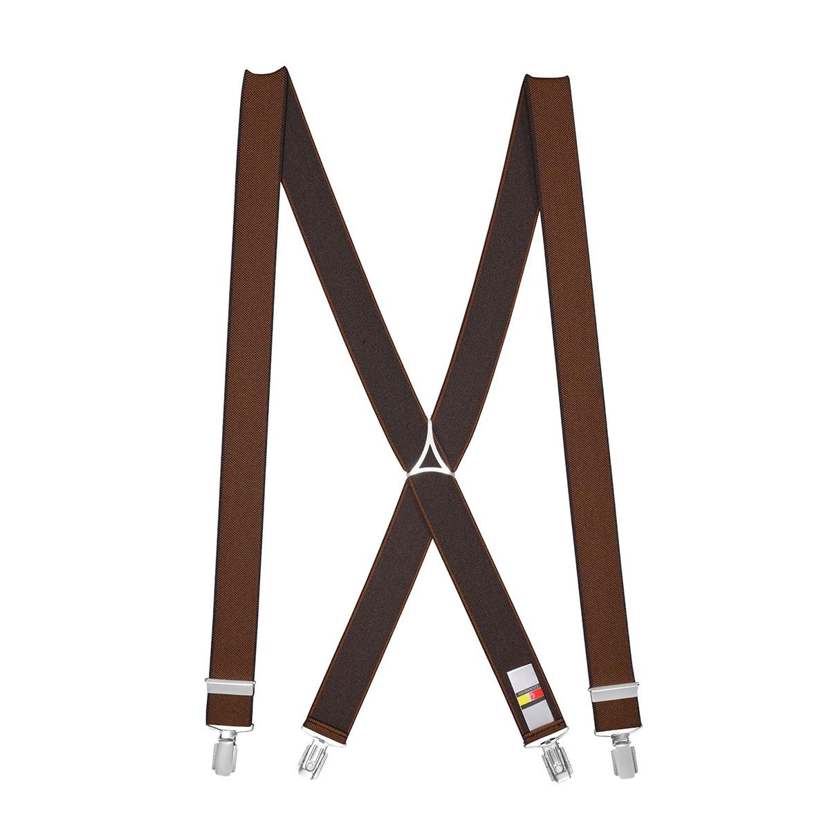 Hosenträger LINDENMANN X-Form 120 - Cognac