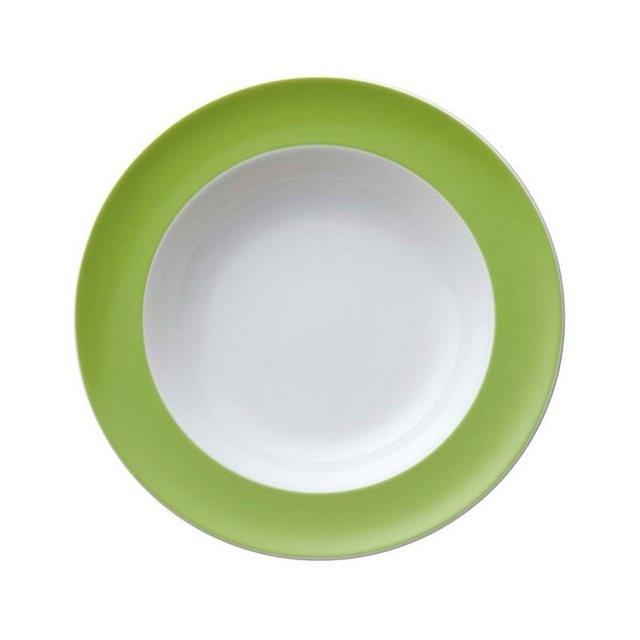 Thomas Porzellan Suppenteller »Sunny Day Apple Green Suppenteller 23 cm«, (1 Stück)