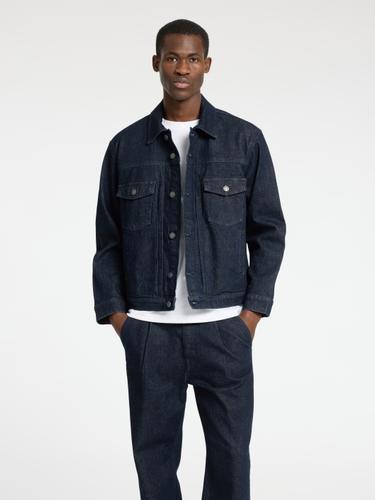SLHKIM 5442 OVERSIZED D.B DNM JACKET S - Dark Blue Denim