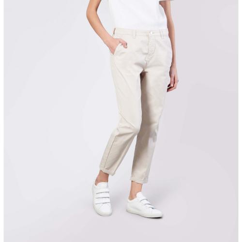 MAC JEANS - CHINO, Authentic stretch gabardine 38/OL Slim Fit - Beige