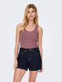 ONLSARA SHARAI LACE TANK TOP JRS NOOS XS Normal geschnitten - Rose Brown