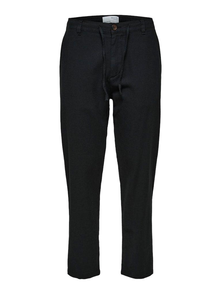 SLH172-SLIMTAPE BRODY LINEN PANT NOOS Schwarz XL