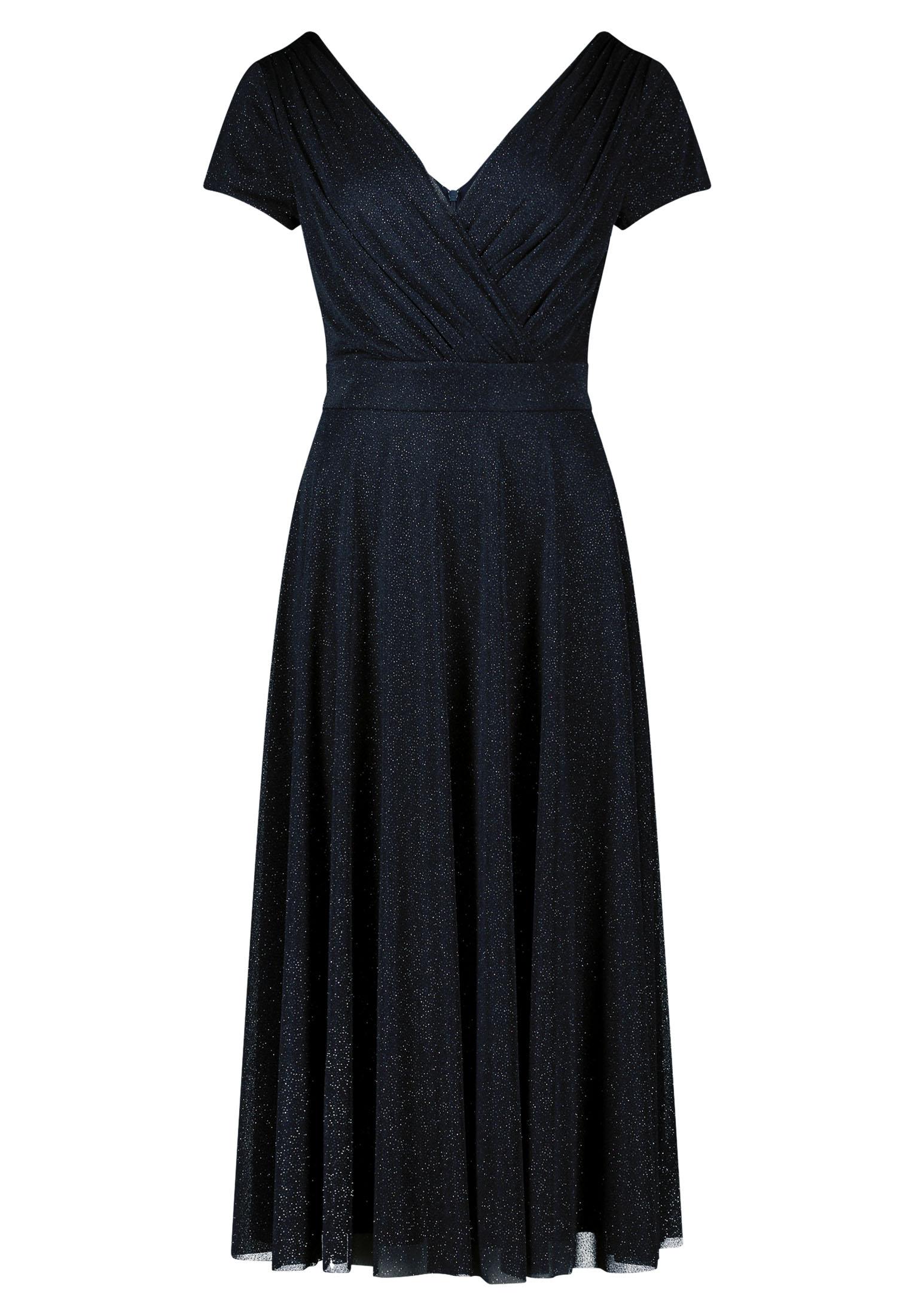 Cocktailkleid 48 Ausgestellt - Dunkelblau/grau