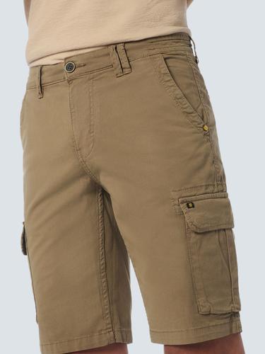 Short Cargo Garment Dyed + Stone Washed Stretch Braun 33