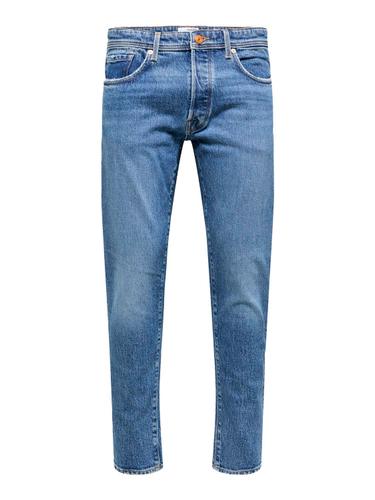 SLH172-SLIMTAPE TOBY 3070 M.B JNS NOOS 30/34 Verjüngter Slim Fit - Medium Blue Denim