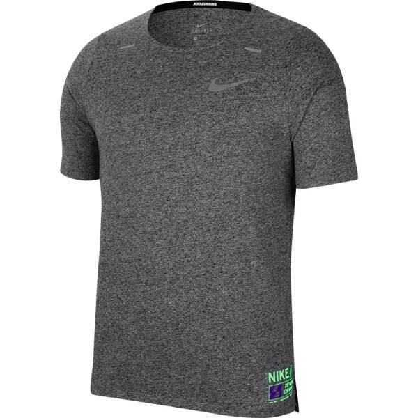 NIKE Herren T-Shirt Kurzarm "Rise 365 Future Fast" S in Grau
