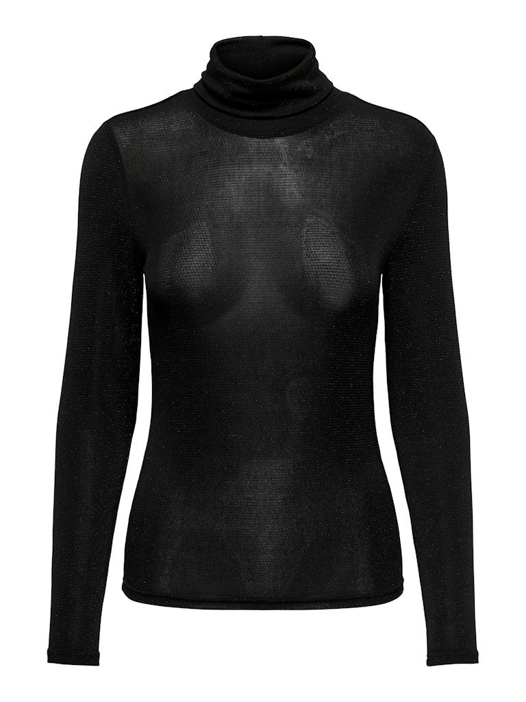ONLCLARA L/S ROLLNECK JRS Schwarz L