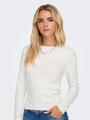 ONLRILEY O-NECK L/S TOP JRS NOOS Weiß S