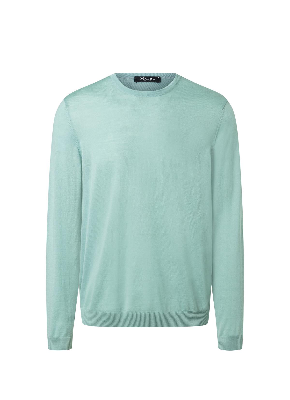 Pullover Rundhals 1/1 Arm Modern Fit - Iced Mint
